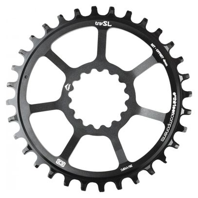 E-Thirteen SL Guidering Direct Mount 10/11 e corona a 12 velocità nera