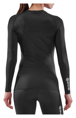 Skins Series-1 Damen Langarmtrikot Schwarz