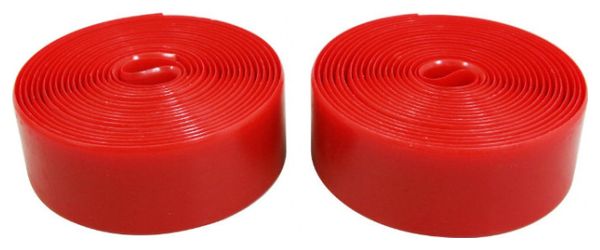 BANDE ANTI-CREVAISON NEWTON 25mm CITY 700x35 ROUGE (VENDU PAR PAIRE SUR CARTE)