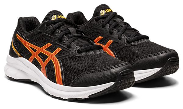Chaussures Running Asics Jolt 3 GS Noir Orange Enfant