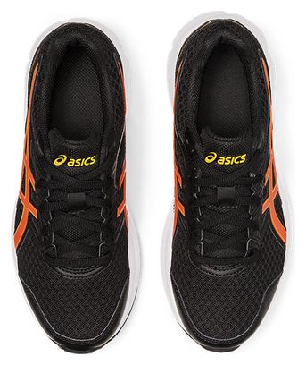 Asics Jolt 3 GS Running Shoes Black Orange Child