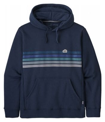 Patagonia Line Logo Stripe Uprisal Hoody Blue