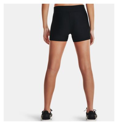 Pantalón Corto de Cintura Alta Under Armour Heatgear Mujer Negro