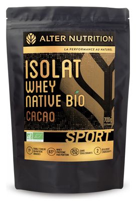 Prot in e Alter Nutrition Getränkeisolat Molke Native Bio Sport Kakao 700g