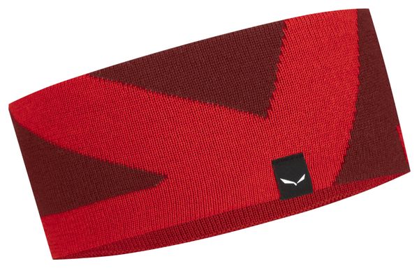 Cinta unisex para la cabeza Salewa Pure Merino Rojo