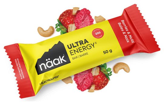 Näak Ultra Energy Berry &amp; Nut Bar 50g