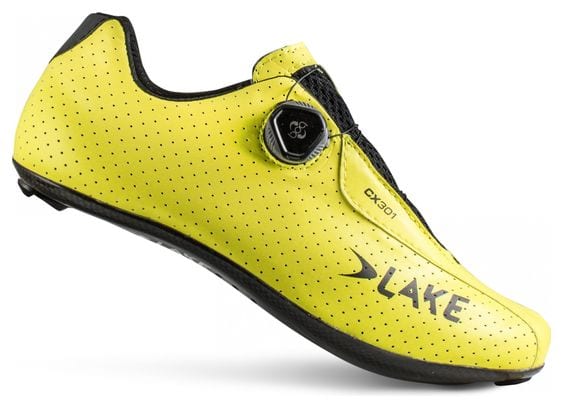 Zapatillas de carretera amarillas neón Lake CX301