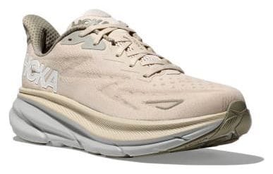 Hoka Clifton 9 Running Shoes Beige/Khaki Men