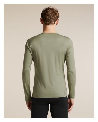 Camiseta interior Icebreaker Merinos 200 Oasis Verde para hombre