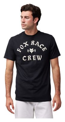 T-Shirt Manches Courtes Fox Race Crew Noir