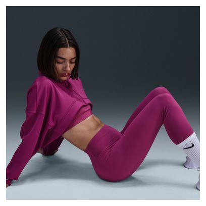 Collant long Nike One Violet Femme