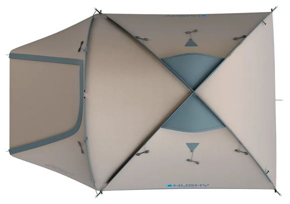 Husky Bizon 4 Classic - tente classique - 4 personnes - Gris clair