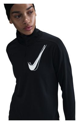 Nike Dri-Fit Swoosh Donna 1/2 Zip Top Nero
