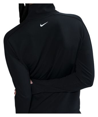 Nike Dri-Fit Swoosh Donna 1/2 Zip Top Nero