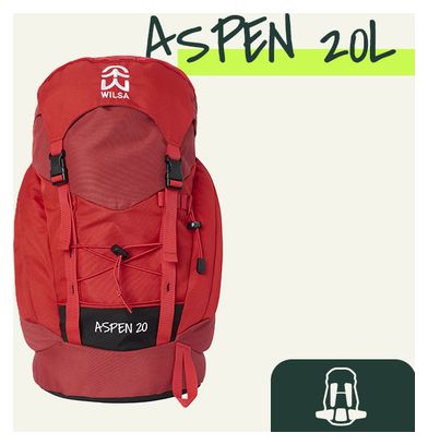 Sac à Dos Balade Aspen 20 litres Junior Rouge