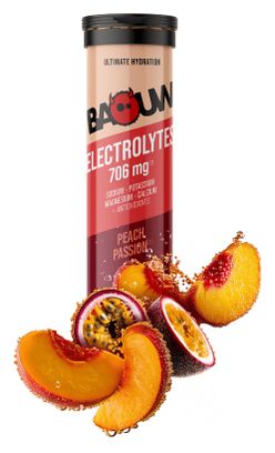 Boisson Electrolytes Baouw Pêche/Passion - 10 pastilles