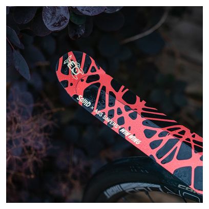 Parafango a forma di calamaro stradale Win Wing 2 Rosso