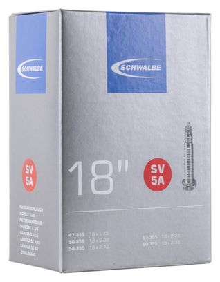 Schwalbe SV5A inner tube 18'' Presta 40 mm