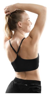 Brassière de sport sans couture femme Fitness Ness Noir