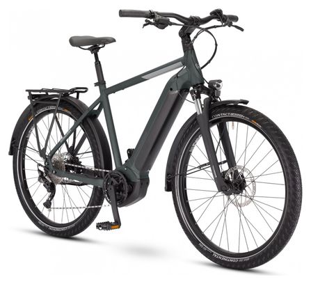 Winora Yucatan 10 Gent 27,5 '' Bicicleta eléctrica de ciudad 630Wh Shimano Deore 10V Verde esmeralda 2022