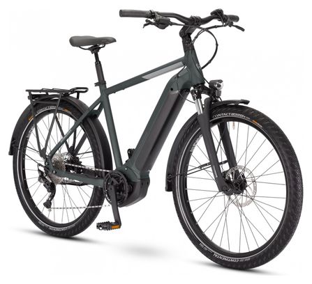 Vélo de Ville Électrique Winora Yucatan 10 Gent 27 5'' 630Wh Shimano Deore 10V Vert Emeraude 2022