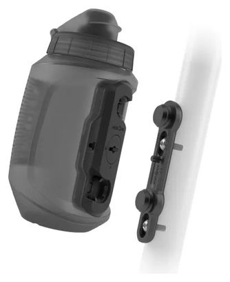 Kit Fidlock Porte-Bidon + Bidon Twist 550 ml Smoke