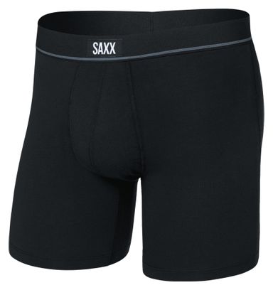 Saxx Essential Cotton Brief Boxer Shorts for Men in Black