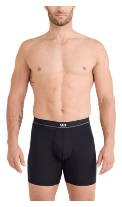 Saxx Essential Cotton Brief Boxer Shorts for Men in Black