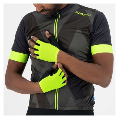 Gants Velo Rogelli Pure - Homme - Fluor/Jaune