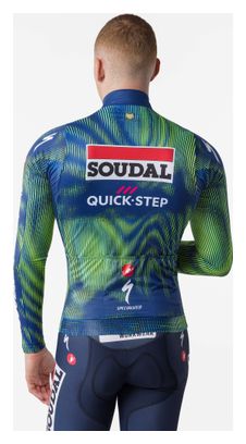 Maillot Manches Longues Castelli Mid Weight 2 Soudal Quickstep Bleu Homme