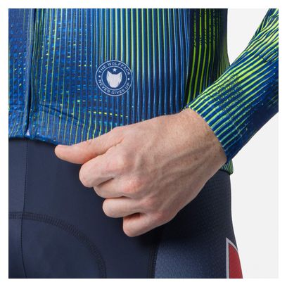 Maillot Manches Longues Castelli Mid Weight 2 Soudal Quickstep Bleu Homme