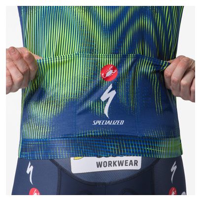 Maillot Manches Longues Castelli Mid Weight 2 Soudal Quickstep Bleu Homme