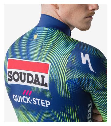 Maillot Manches Longues Castelli Mid Weight 2 Soudal Quickstep Bleu Homme