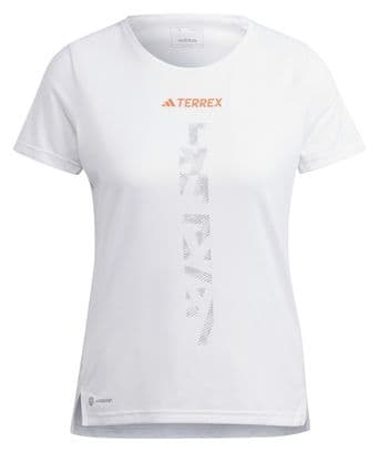 adidas Terrex Agravic Kurzarmtrikot Women Weiß
