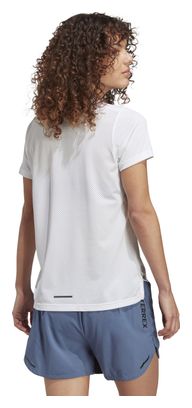 Maglia adidas Terrex Agravic a manica corta da donna, bianco