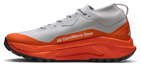 Nike ACG Zegama Trail GTX Men's Trail Running Shoes, Gray/Orange