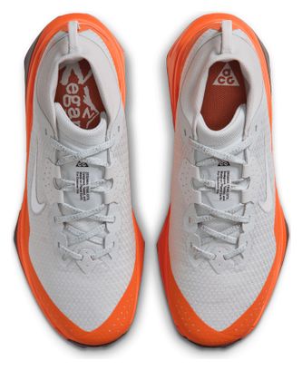 Nike ACG Zegama Trail GTX Men's Trail Running Shoes, Gray/Orange