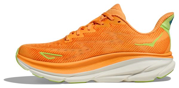 Hoka Clifton 9 Scarpe da corsa Arancione / Blu / Verde Uomo