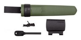 Kit de survie MORAKNIV Kansbol Med Survival Kit - Vert - Lame 109 mm - Manche TPE - Etui Polymère