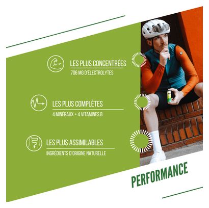 Boisson Electrolytes Baouw Citron Vert Menthe 10 pastilles