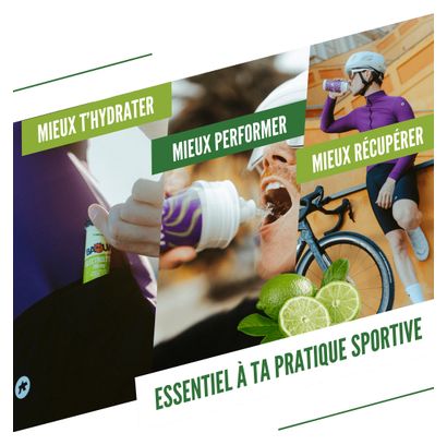 Boisson Electrolytes Baouw Citron Vert Menthe 10 pastilles