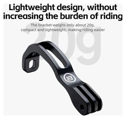 Support de phare de vélo  extension de phare avant de vélo pliant