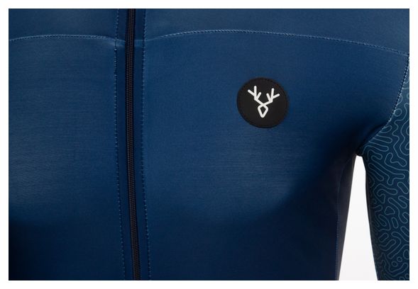 LeBram Soulor Blue Long Sleeve Jersey Tailored Fit