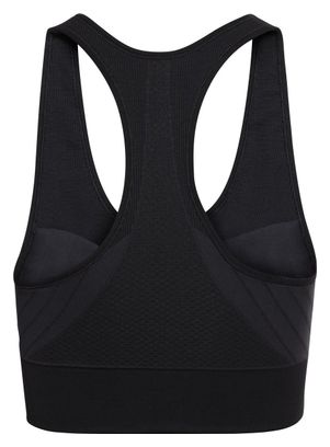 Bralette mediano sin costuras Odlo negro mujer