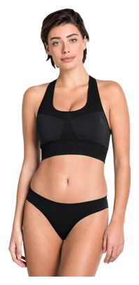 Odlo Bralette medio senza cuciture nere da donna