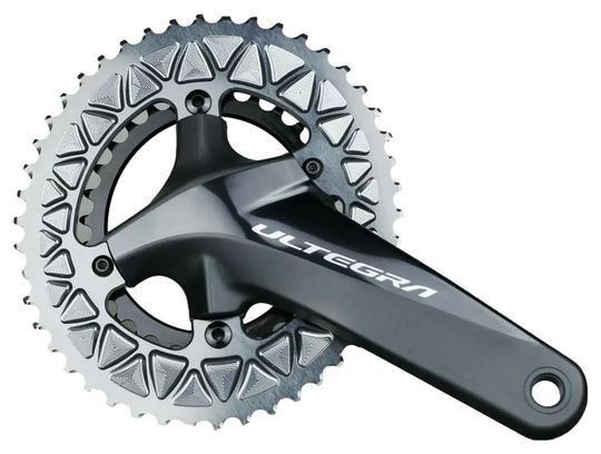 Plato <strong>AbsoluteBlack Premium Road 110x4 BCD</strong> para bielas Shimano <strong>Dura-Ace</strong> / Ultegra /105 10-11S Gris