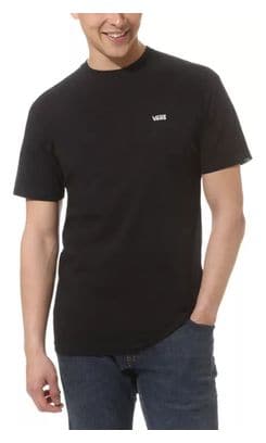 T-shirt nera a maniche corte con logo Vans