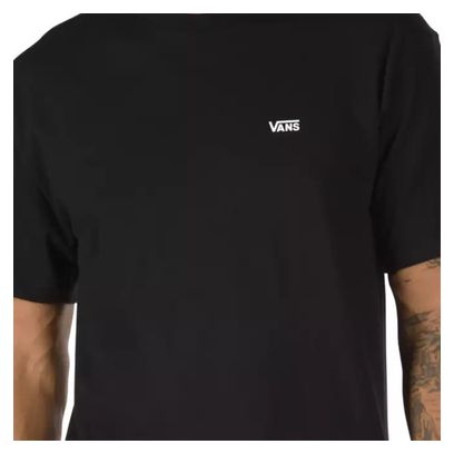 T-shirt nera a maniche corte con logo Vans