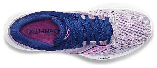 Chaussures de Running Femme Saucony Ride 16 Rose Bleu