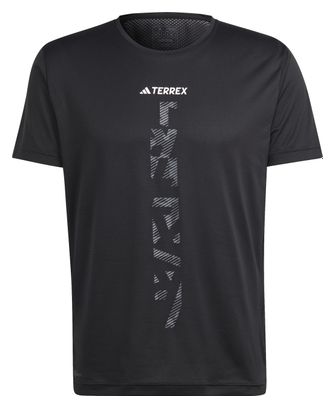 adidas Terrex Agravic Short Sleeve Jersey Black Alltricks